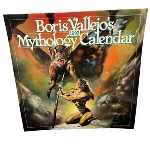 1993 Boris Vallejo Mythology Calendar - Unused same dates again in 2027 /38